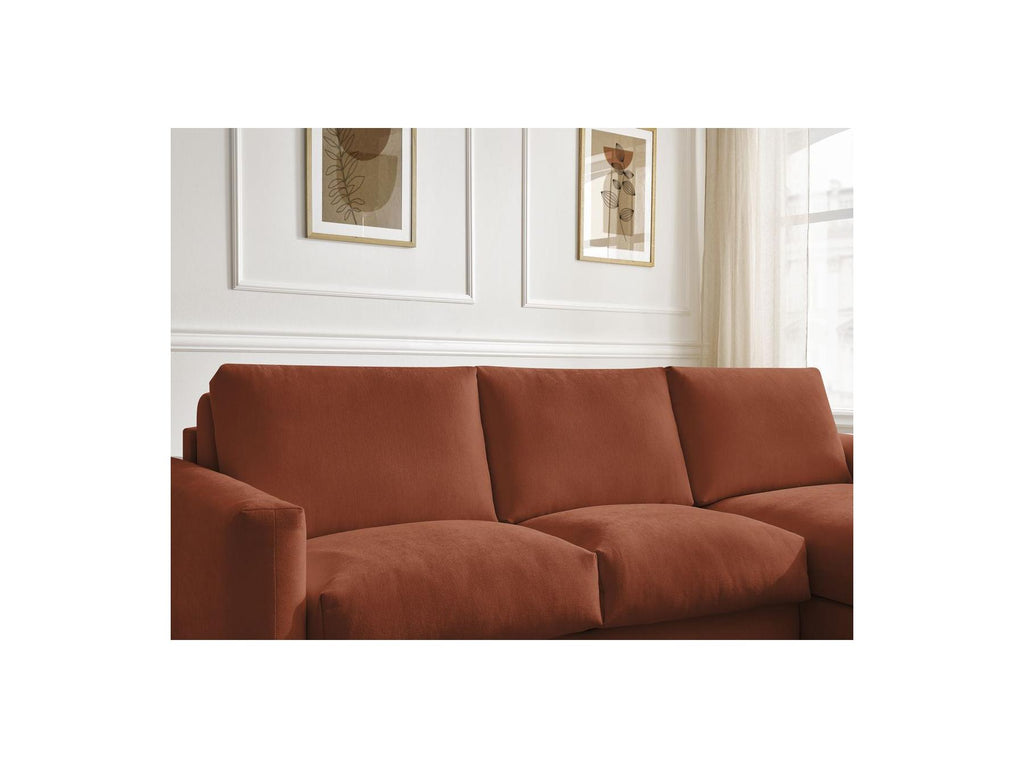 Cocoone - Canapé D'Angle Réversible Convertible Nouveau Ouverture Express - Tissu Lisse