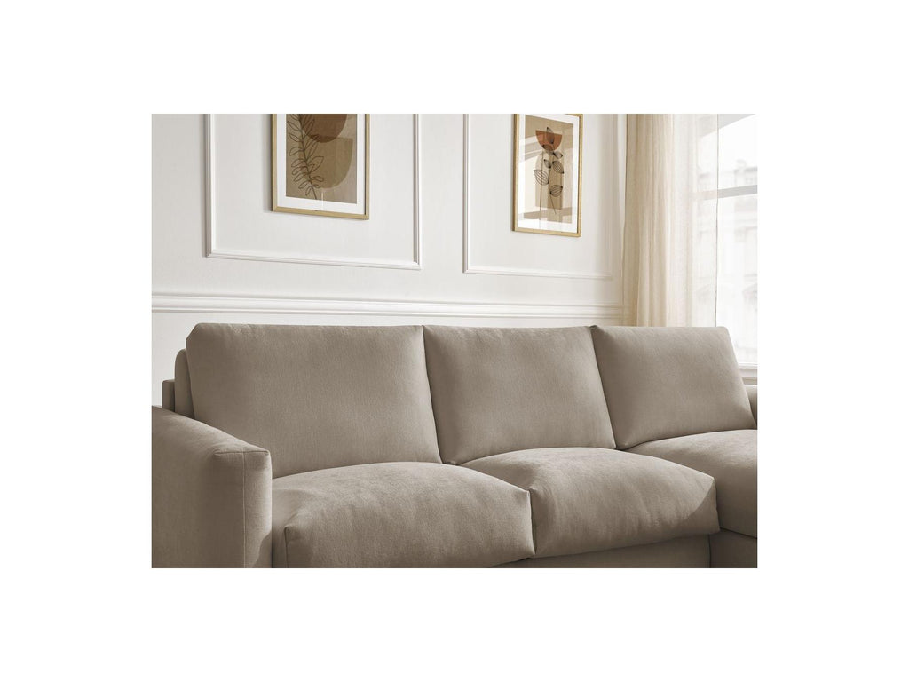 Cocoone - Canapé D'Angle Réversible Convertible Nouveau Ouverture Express - Tissu Lisse