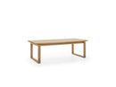 Marin - Set With Oak Color Dining Table + 6 Gabin Armchairs - Corduroy