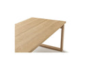 Marin - Set With Oak Color Dining Table + 6 Gabin Armchairs - Corduroy