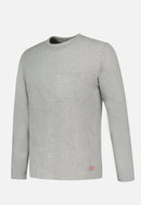 T-Shirt Homme Gris À Manches Longues En Coton - Superbe Gris