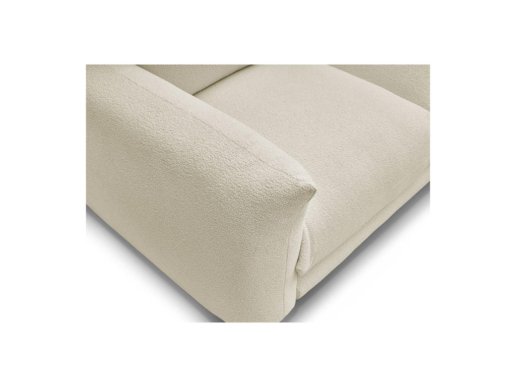 Ernest - Canapé Droit Fixe 2 Places - Tissu Bouclette