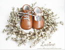 Chaussons Bébé Souples Antidérapants Mini-Arthur - Cuir Camel - Mixte