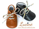 Chaussons Bébé Souples Antidérapants Mini-Arthur - Cuir Camel - Mixte
