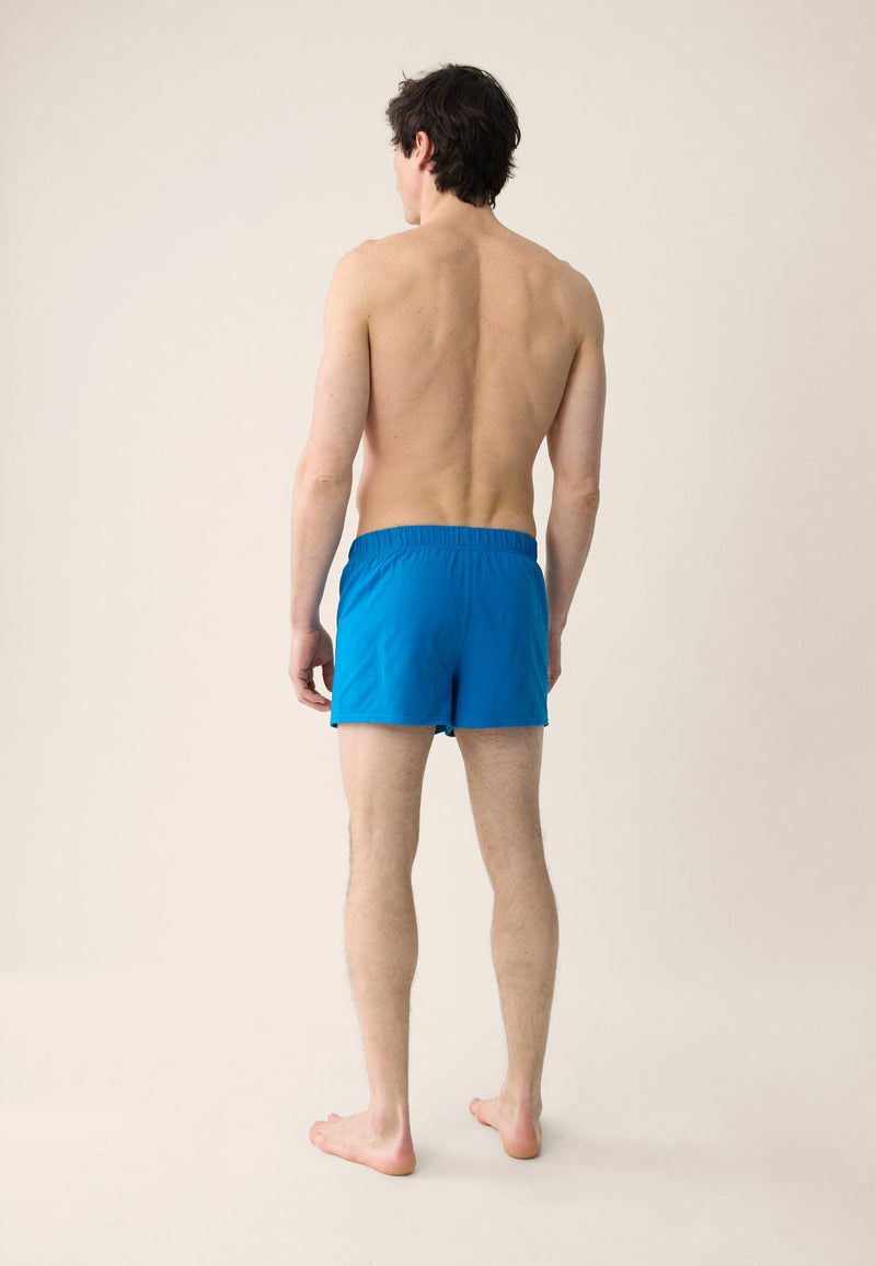 Caleçon En Jersey De Coton - Bleu Turquoise