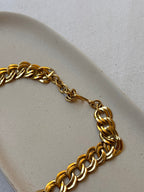 Collier Monet Vintage - Double Maille Dorée