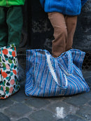 Bolso Tote Rayas Azules - 50x36