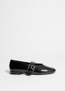 Shoes Alessa Cross Strap Ballerina - Black - Women