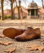 Richelieu Oxford - Gold Patiné