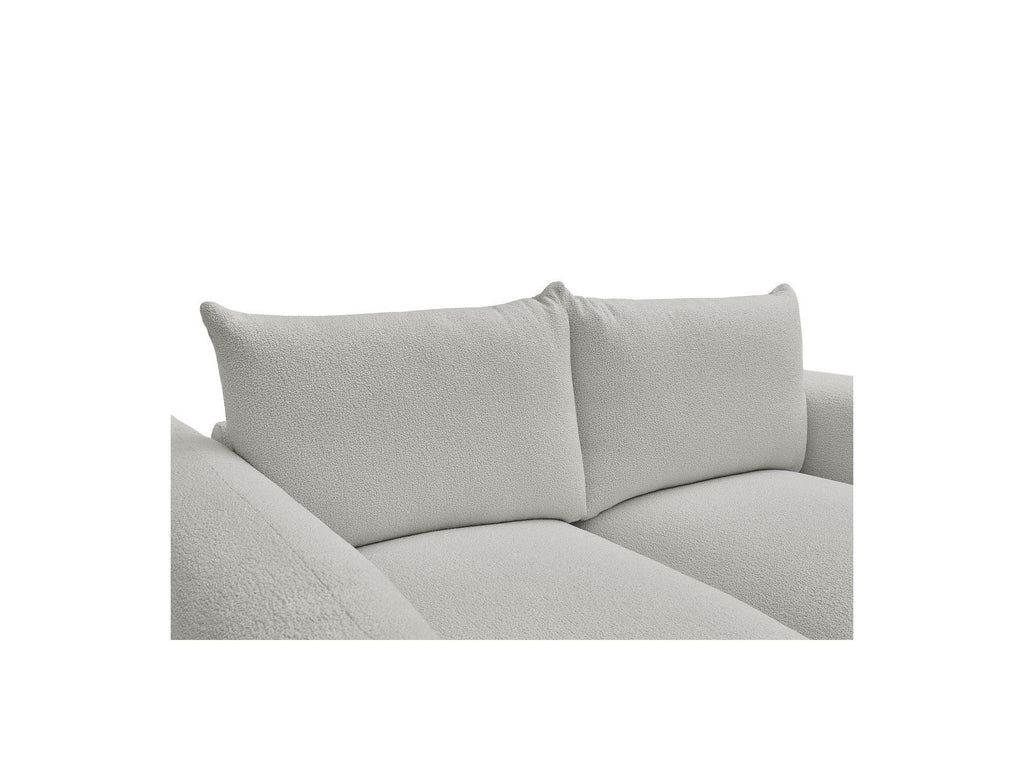 Ernest - Canapé Droit Fixe 2 Places - Tissu Bouclette