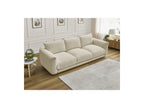 Ernest - Canapé Droit Fixe 3 Places - Tissu Bouclette