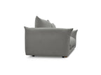 Ernest - Canapé Droit Fixe 2 Places - Tissu Bouclette