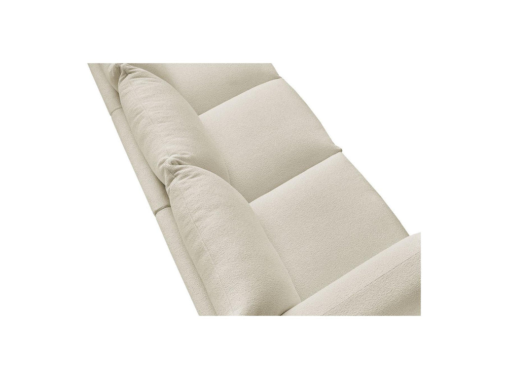 Ernest - Canapé Droit Fixe 3 Places - Tissu Bouclette