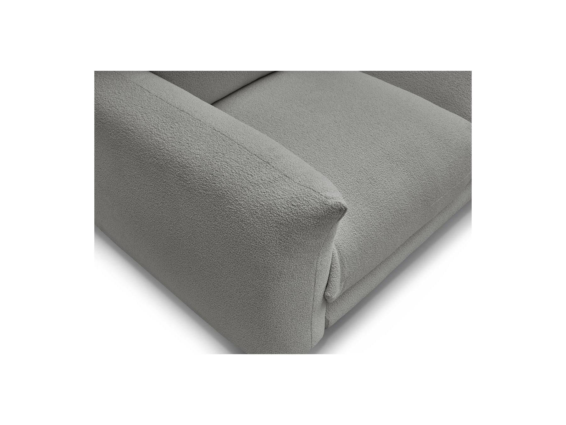 Ernest - Canapé Droit Fixe 2 Places - Tissu Bouclette