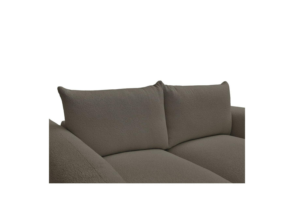 Ernest - Canapé Droit Fixe 2 Places - Tissu Bouclette