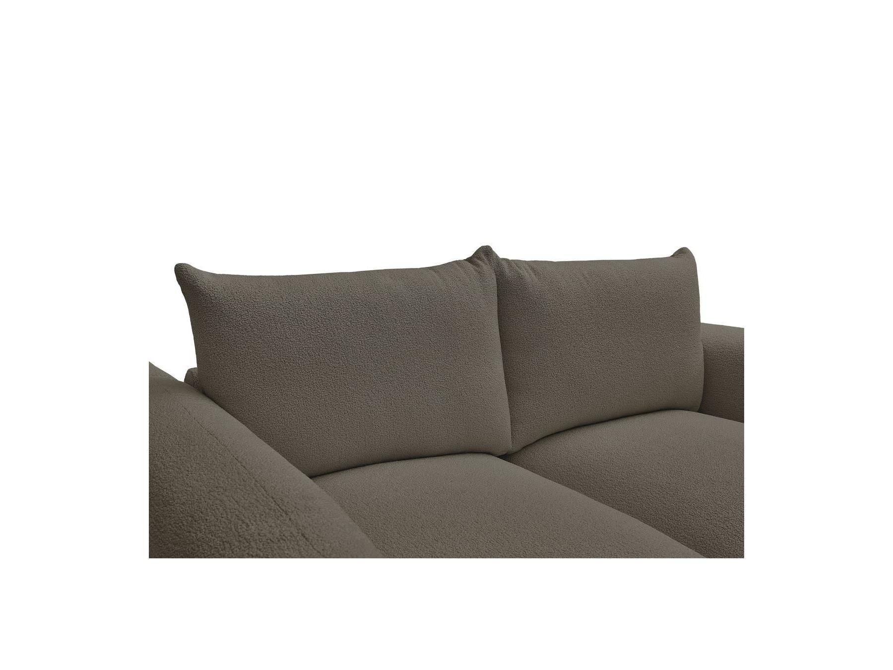 Ernest - Canapé Droit Fixe 2 Places - Tissu Bouclette