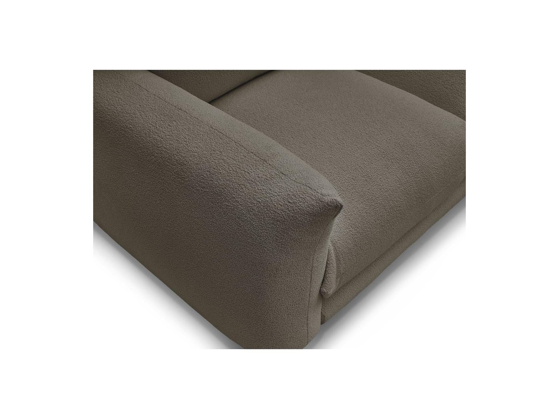 Ernest - Canapé Droit Fixe 2 Places - Tissu Bouclette