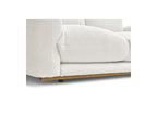 Ernest - Canapé Droit Fixe 3 Places - Tissu Bouclette