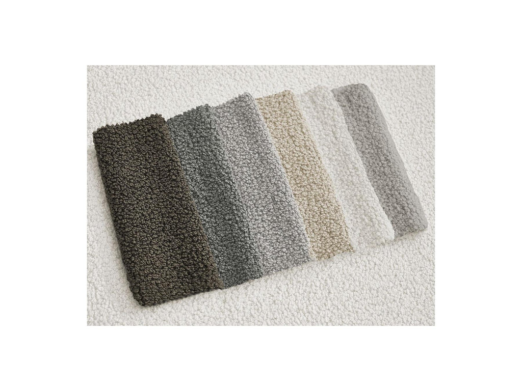Ernest - Canapé Droit Fixe 3 Places - Tissu Bouclette