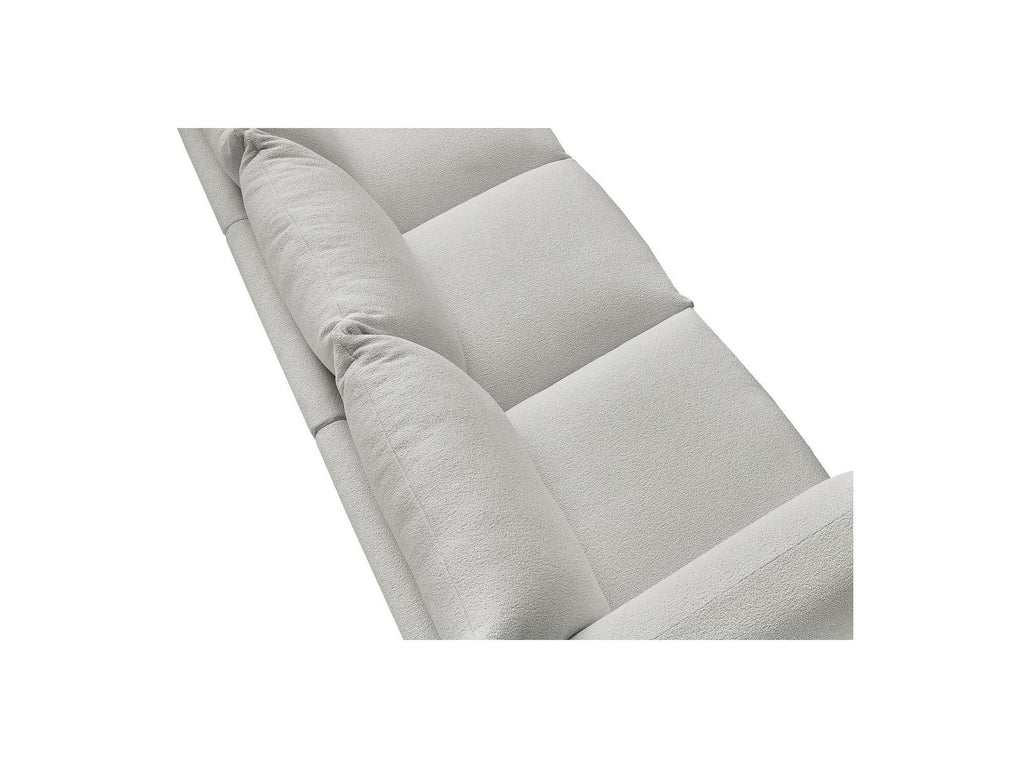 Ernest - Canapé Droit Fixe 3 Places - Tissu Bouclette