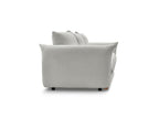 Ernest - Canapé Droit Fixe 3 Places - Tissu Bouclette