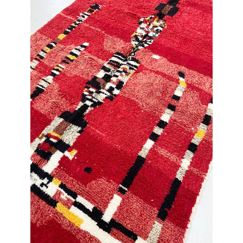 Tapis Berbère Marocain Boujaad - Multicolore