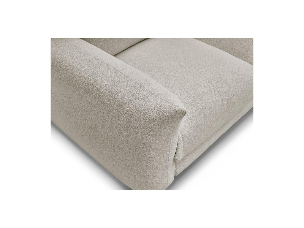 Ernest - Canapé Droit Fixe 2 Places - Tissu Bouclette