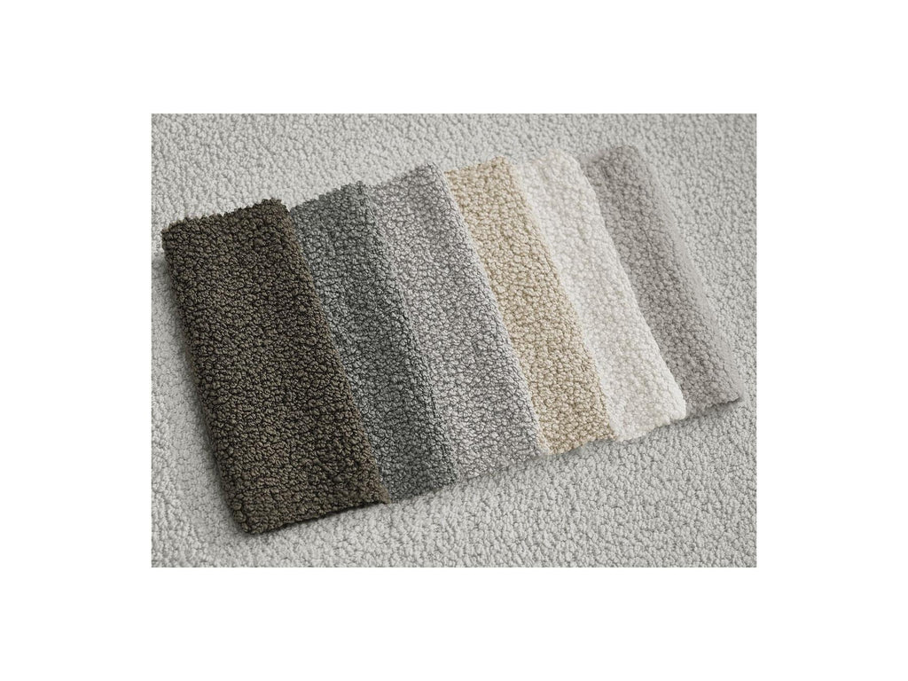 Ernest - Canapé Droit Fixe 3 Places - Tissu Bouclette