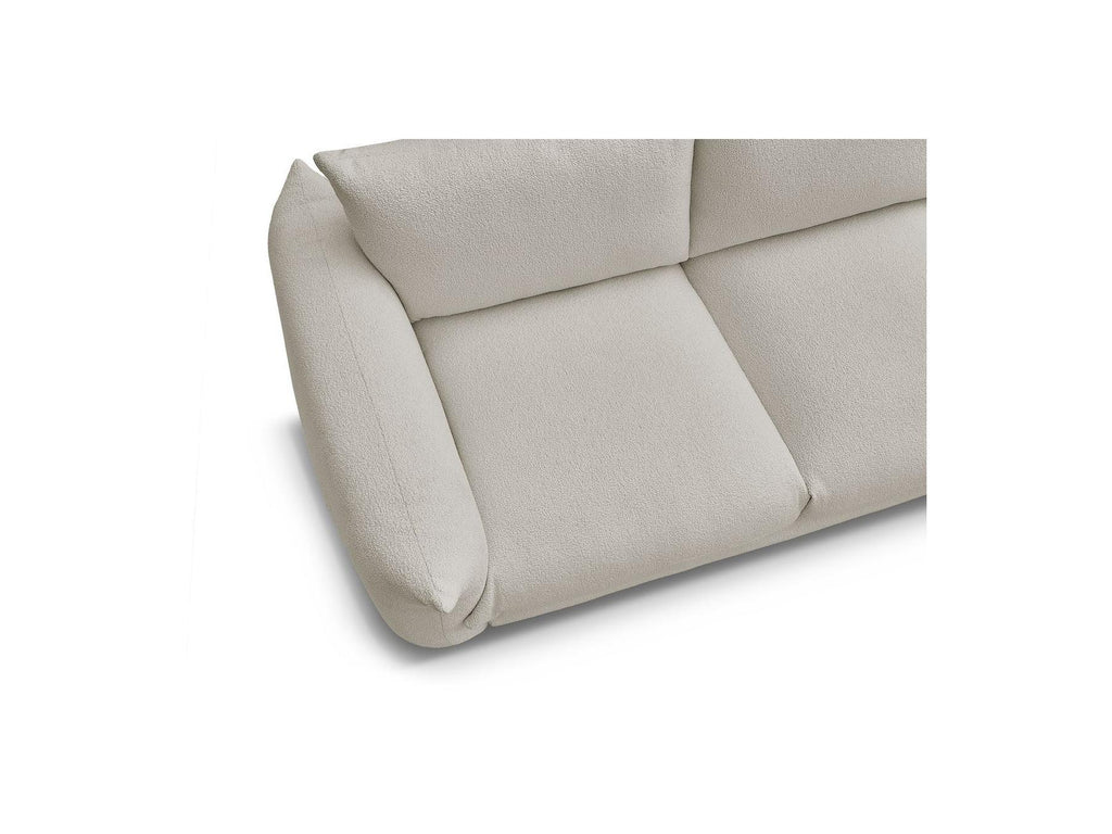 Ernest - Canapé Droit Fixe 2 Places - Tissu Bouclette
