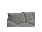 Ernest - Canapé Droit Fixe 3 Places - Tissu Bouclette