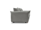 Ernest - Canapé Droit Fixe 3 Places - Tissu Bouclette