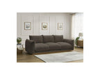 Ernest - Canapé Droit Fixe 3 Places - Tissu Bouclette