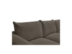 Ernest - Canapé Droit Fixe 3 Places - Tissu Bouclette