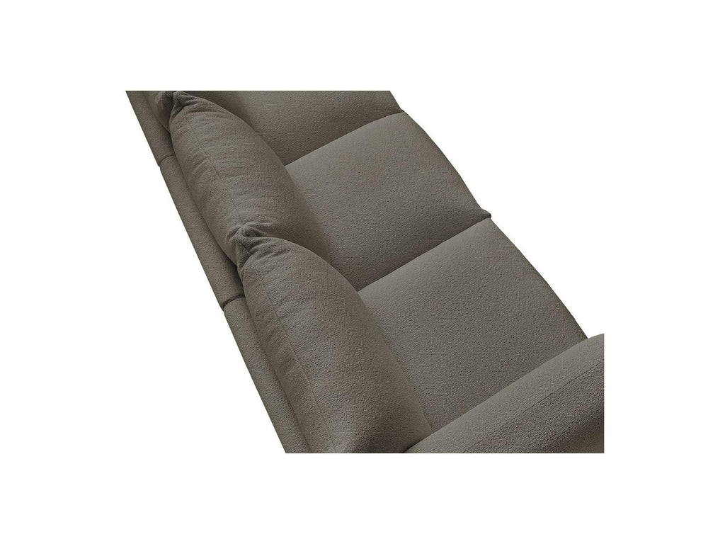 Ernest - Canapé Droit Fixe 3 Places - Tissu Bouclette
