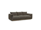 Ernest - Canapé Droit Fixe 3 Places - Tissu Bouclette