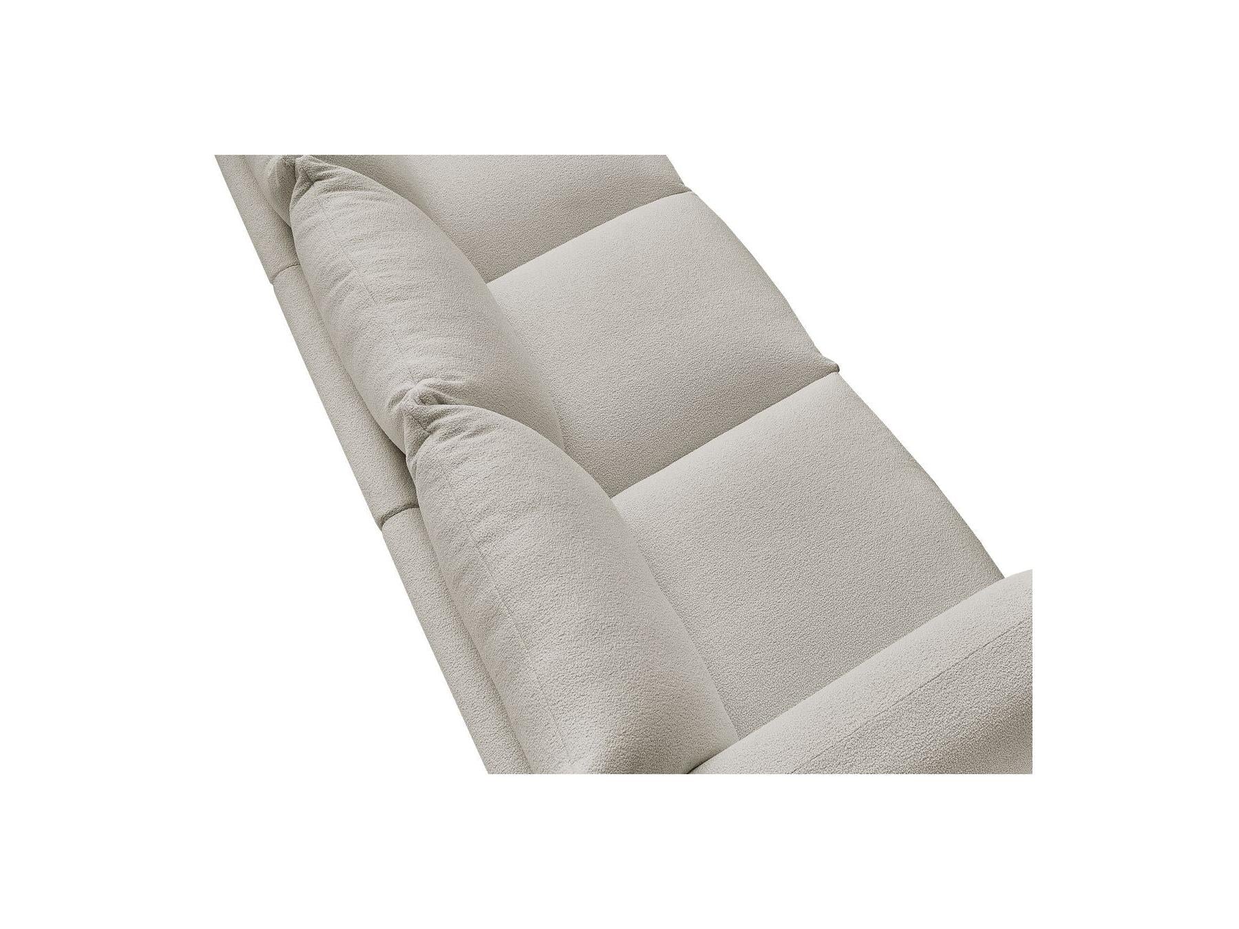 Ernest - Canapé Droit Fixe 3 Places - Tissu Bouclette