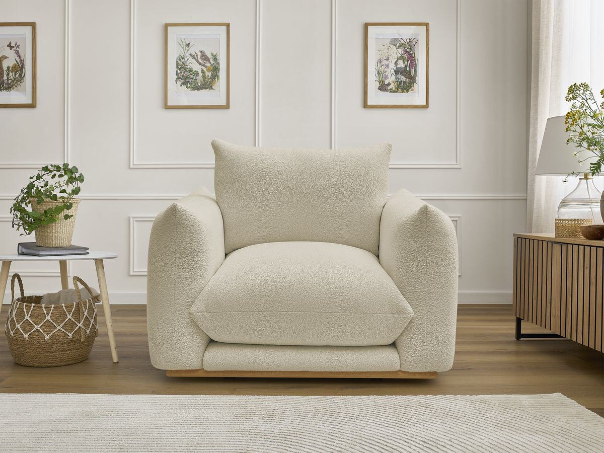 Ernest - Fauteuil - Tissu Bouclette