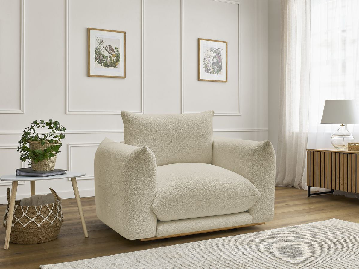 Ernest - Fauteuil - Tissu Bouclette