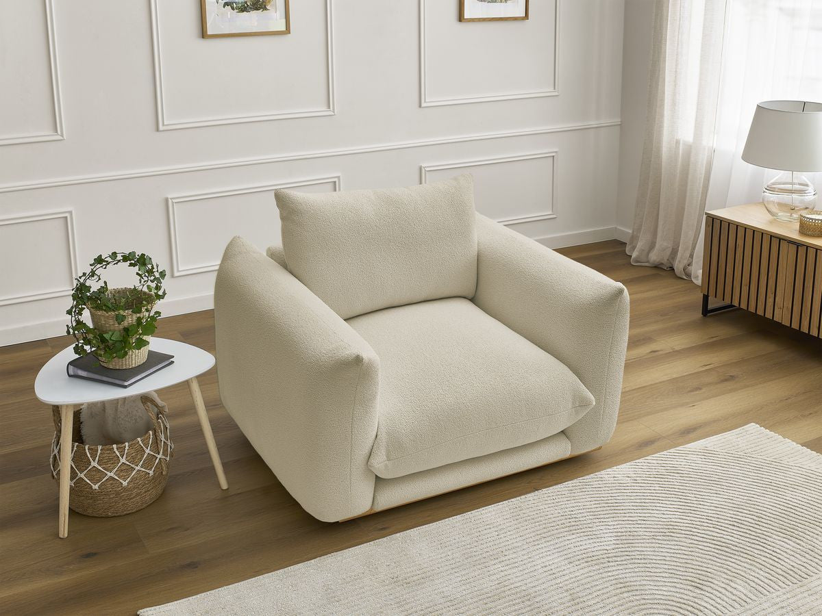 Ernest - Fauteuil - Tissu Bouclette