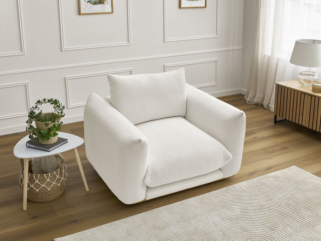 Ernest - Fauteuil - Tissu Bouclette