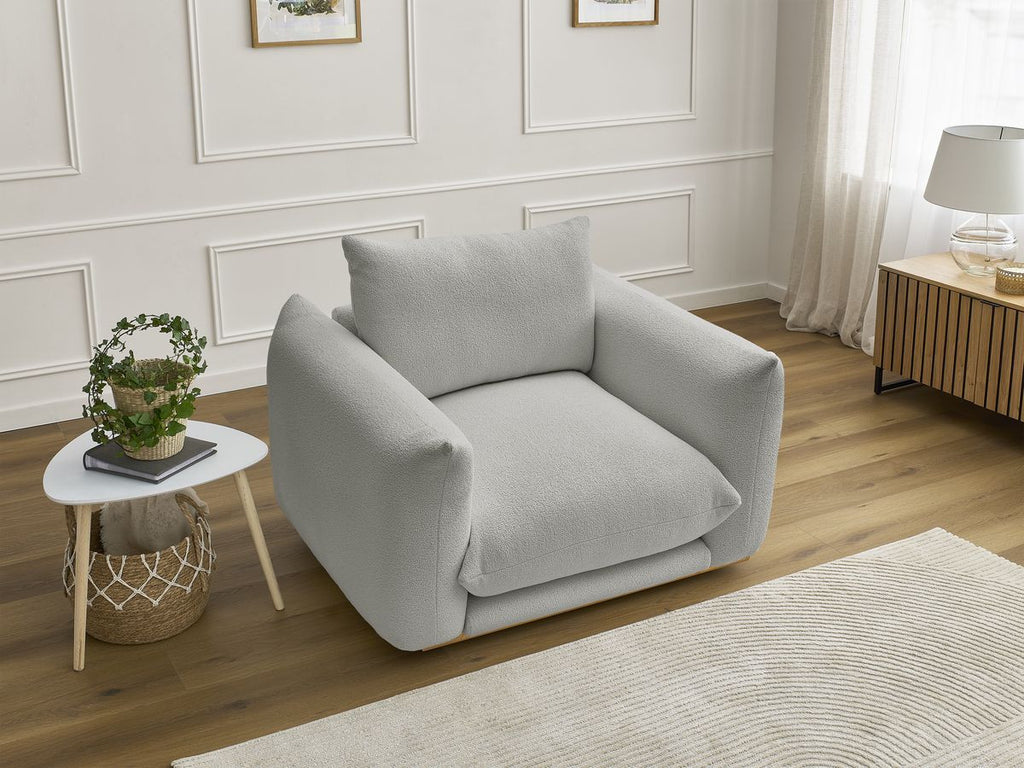 Ernest - Fauteuil - Tissu Bouclette