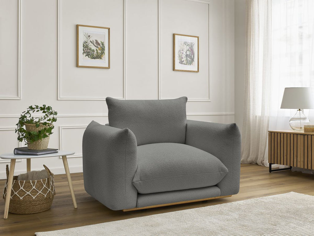 Ernest - Fauteuil - Tissu Bouclette