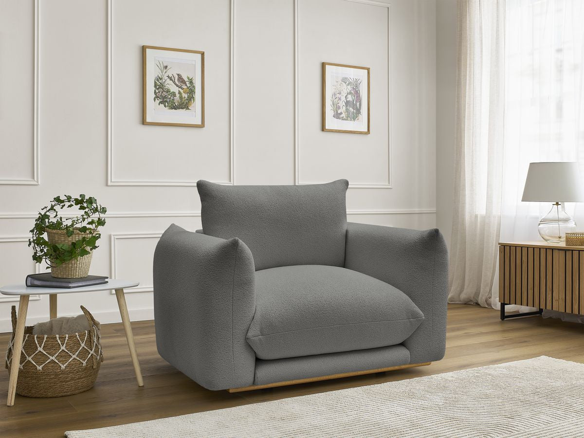 Ernest - Fauteuil - Tissu Bouclette