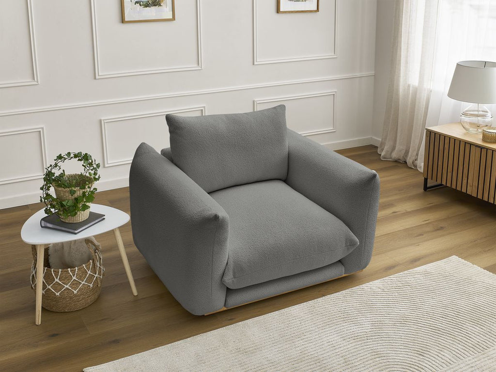 Ernest - Fauteuil - Tissu Bouclette