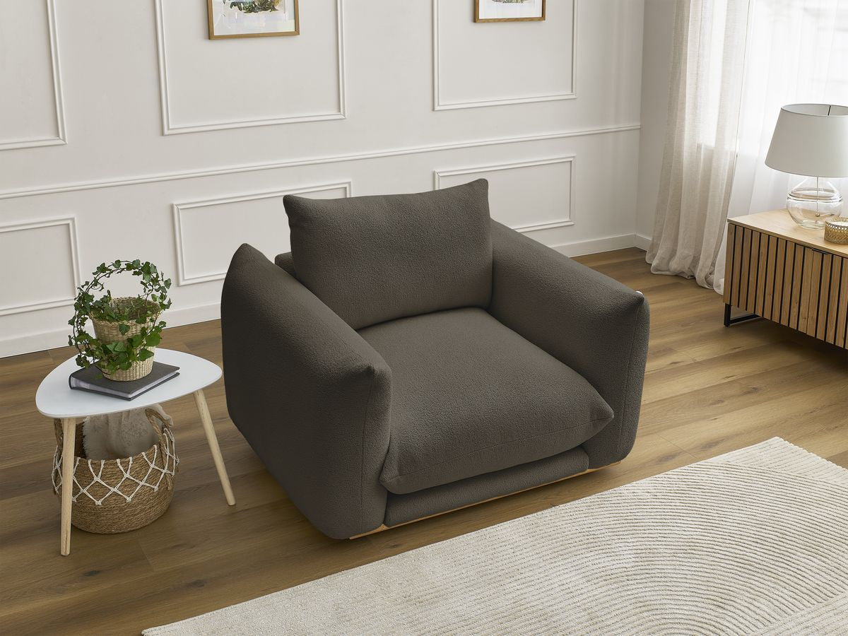 Ernest - Fauteuil - Tissu Bouclette