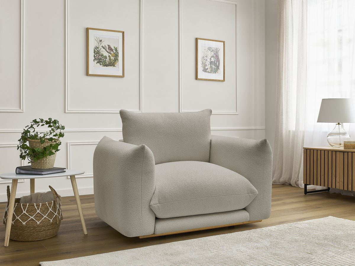 Ernest - Fauteuil - Tissu Bouclette