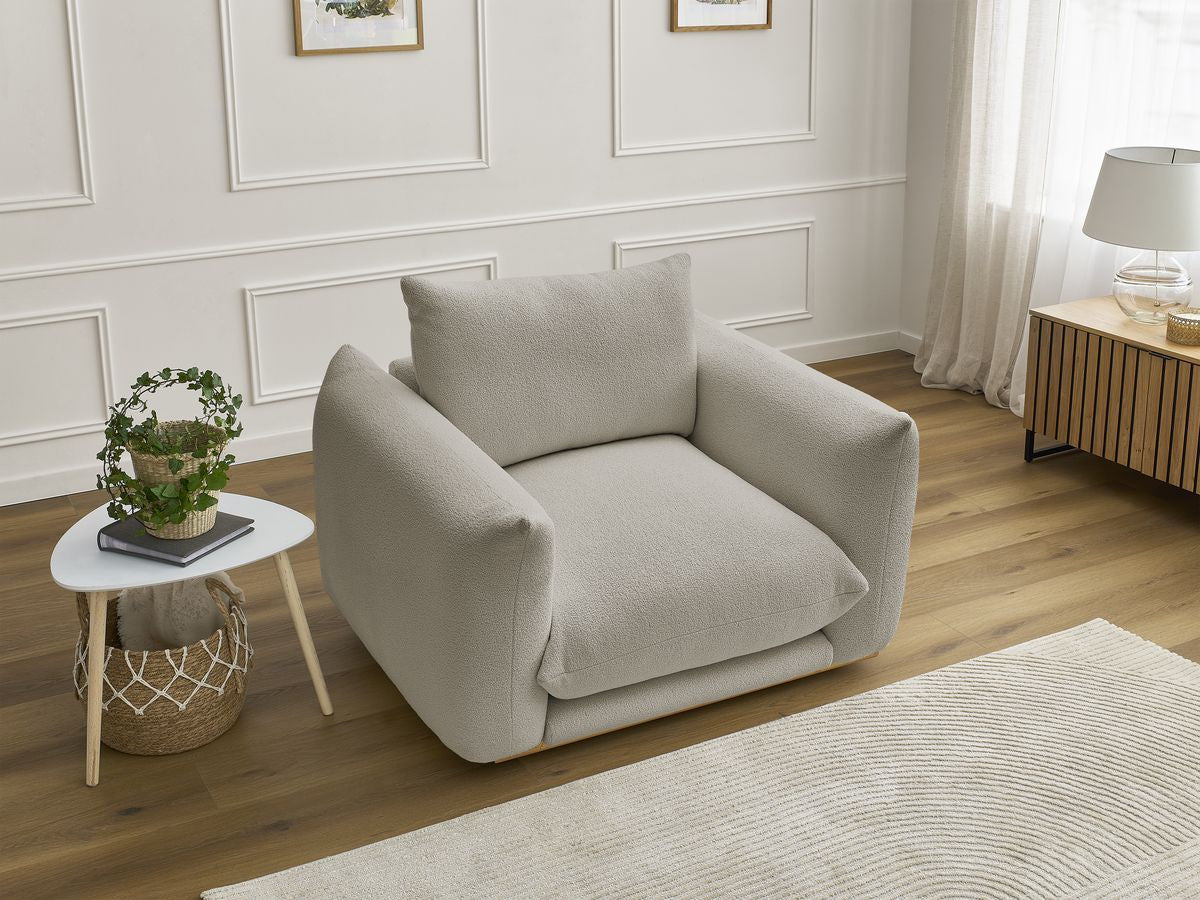 Ernest - Fauteuil - Tissu Bouclette