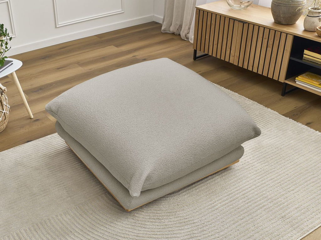 Ernest - Pouf - Tissu Bouclette