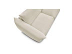 Ernest - Canapé Droit Convertible 3 Places - Tissu Bouclette