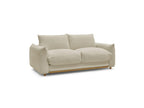 Ernest - Canapé Droit Convertible 3 Places - Tissu Bouclette